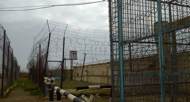 Prison. Screenshot of a video by the "Caucasian Knot"