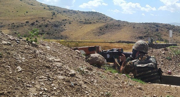 An Armenian soldier. Photo from the official website of the Ministry of Defence of Armenia https://mil.am/hy/news/9635