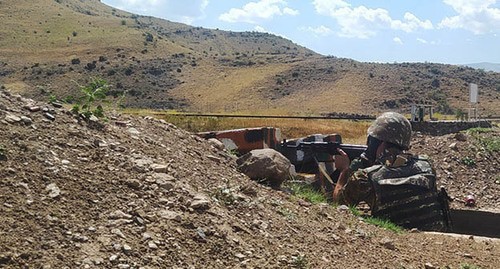 An Armenian soldier. Photo from the official website of the Ministry of Defence of Armenia https://mil.am/hy/news/9635