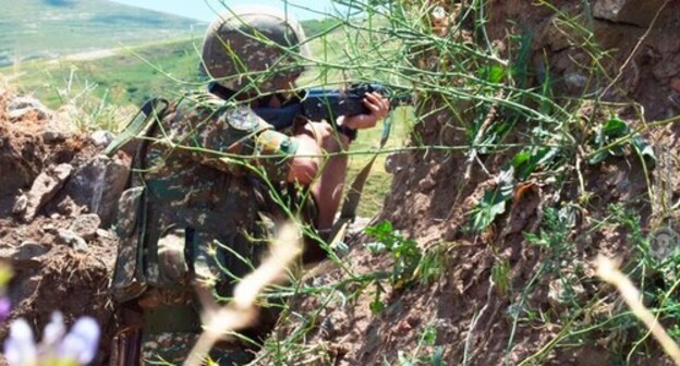 Armenian soldier. Photo: press service of the Ministry of Defence of Armenia