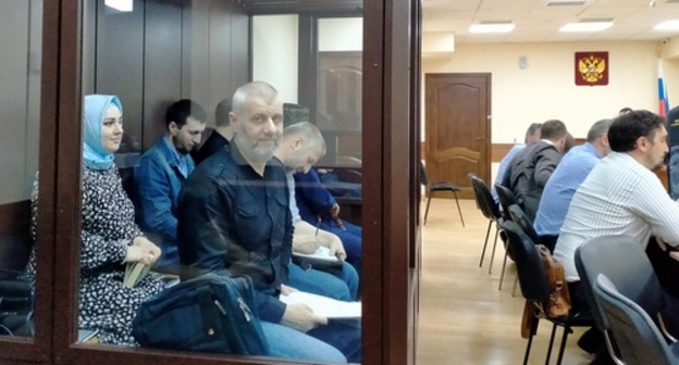 Barakh Chemurziev at the court hearing. Photo by Alyona Sadovskaya for the "Caucasian Knot"