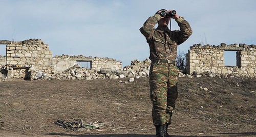 On the contact line in Nagorno-Karabakh. Photo: REUTERS/Artem Mikryukov