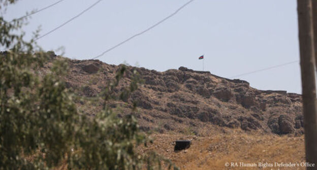 Azerbaijani military post near the Yeraskh village. Photo: Hayk Manukyan / Human Rights Defender of Armenia