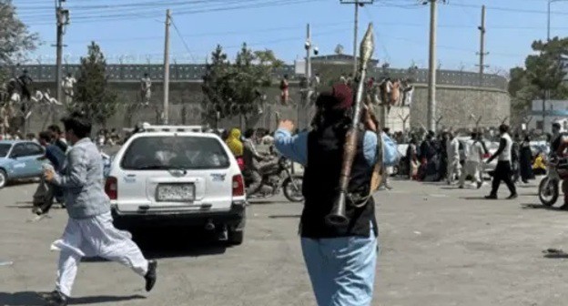 Situation at Kabul airport. Photo: REUTERS/Stringer