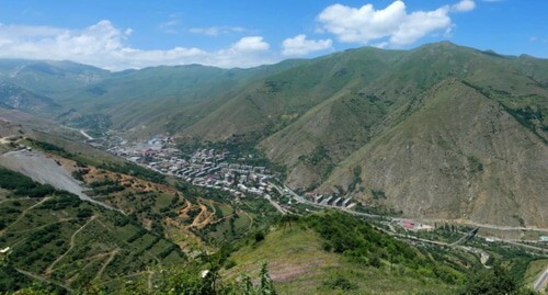 The road from Goris to Kapan. Screenshot of the video: www.tv9.am