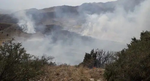 Fire in the vicinity of the villages of Sotk and Kut, Gegarkunik Region of Armenia, http://www.facebook.com/fpwc.arm/