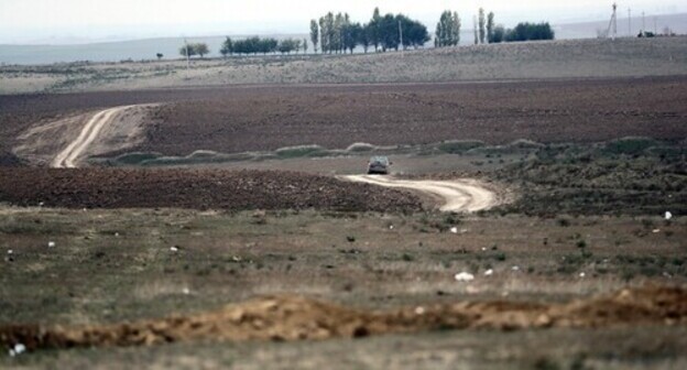 A road in Fizuli District, December 2020. Photo by Aziz Karimov for the "Caucasian Knot"