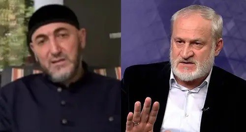 Alim-Pasha Soltykhanov (left) and Akhmed Zakaev. Collage made by the Caucasian Knot, http://www.youtube.com/watch?v=KgRxpWIGGAE, http://www.youtube.com/watch?v=qNbQTEQ4mqs