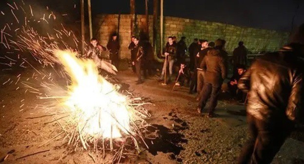 Protest rally in Nardaran, November 26, 2015. Photo by Aziz Karimov for the Caucasian Knot