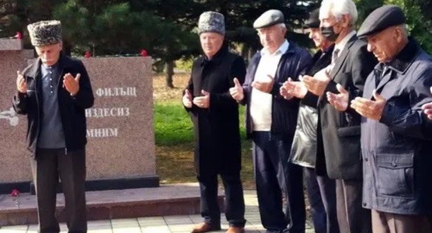 A rally in memory of the victims of political repressions, Nalchik, October 30, 2021. Photo by Lyudmila Maratova for the Caucasian Knot