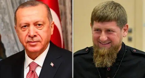 Recep Tayyip Erdogan and Ramzan Kadyrov. Photo: press service of the President of Ukraine, president.gov.ua, press service of the Kremlin, Kremlin.ru. Collage made by the Caucasian Knot