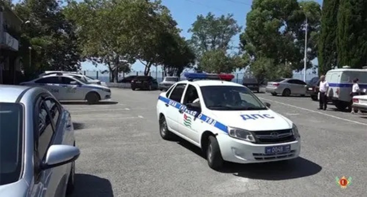 Police cars, Abkhazia. Photo: press service  of the Ministry of Internal Affairs of Abkhazia