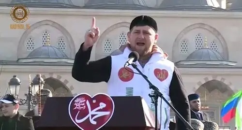 Ramzan Kadyrov. Screenshot of Telegram posted dated October 27, 2020: https://t.me/RKadyrov_95/1010