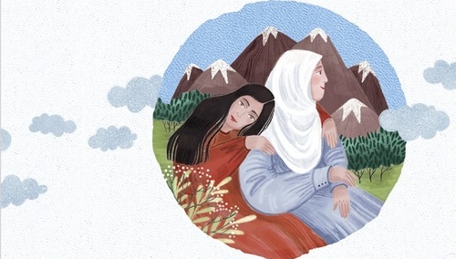 The cover illustration from the book entitled "Thirteen Amazing Women of Northern Caucasus." Screenshot by the "Caucasian Knot"