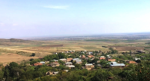 The Khramort village of the Askeran District of Nagorno-Karabakh. Screenshot of the video Sergey Andreev https://www.youtube.com/watch?v=nPHstiPx2ec&amp;t=187s