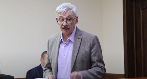 Oleg Orlov. Screenshot of the video https://www.youtube.com/watch?v=b5oeo-6Nc5I