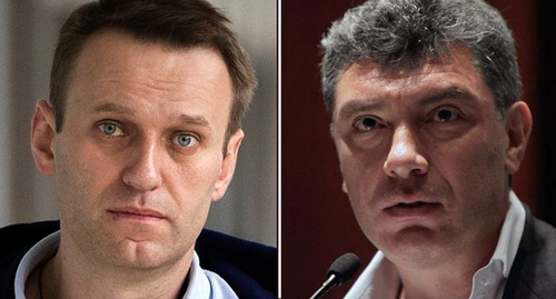 Alexei Navalny, Boris Nemtsov. Photo: official website of Alexei Navalny https://navalny.com/, https://nemtsov.ru/2015/02/iz-za-krymnasha-postradali-vse-regiony-rossii/