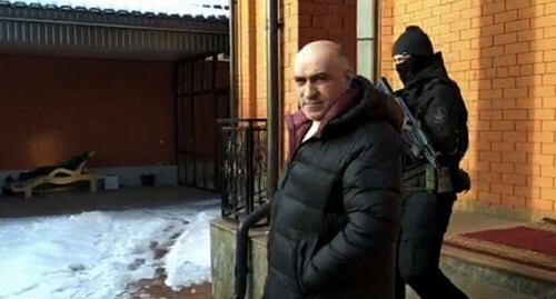 Arrest of Akhmed Pogorov. Photo: press service of the Investigative Committee of Russia, www.cledcom.ru