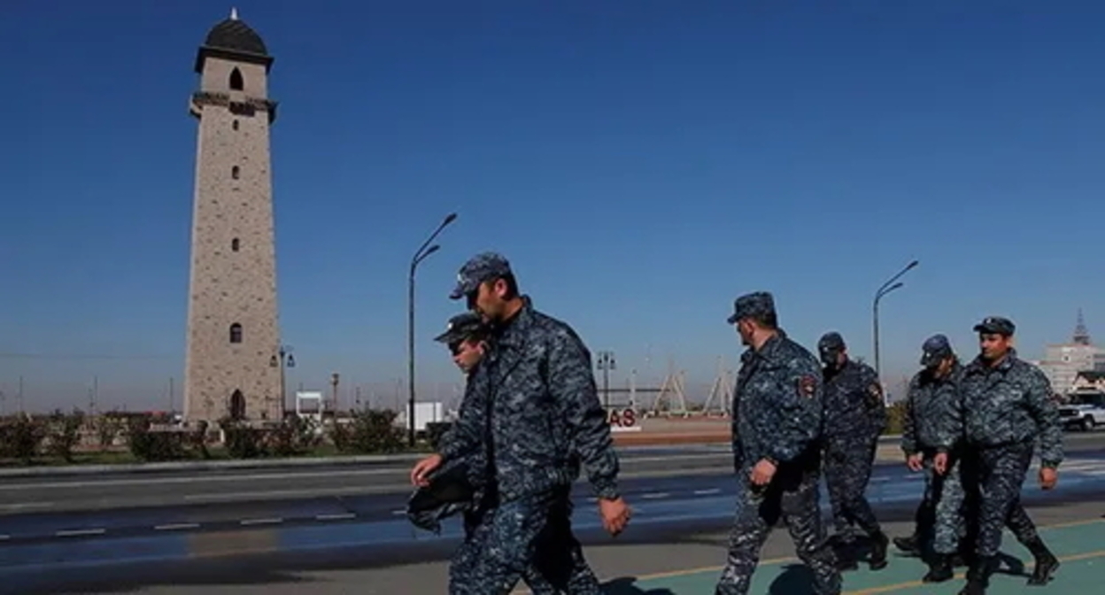 Law enforcers in Magas. Photo: https://ru.wikipedia.org/wiki/%D0%9F%D1%80%D0%BE%D1%82%D0%B5%D1%81%D1%82%D1%8B_%D0%B2_%D0%98%D0%BD%D0%B3%D1%83%D1%88%D0%B5%D1%82%D0%B8%D0%B8_(2018%E2%80%942019)