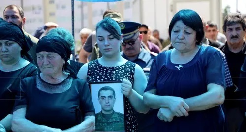 Funeral of the volunteer Alan Dudayev, who perished in Ukraine. Photo courtesy of the press service of the President of South Ossetia, https://presidentruo.org/yuzhnaya-osetiya-prostilas-s-dobrovolcem-alanom-dudaevym/