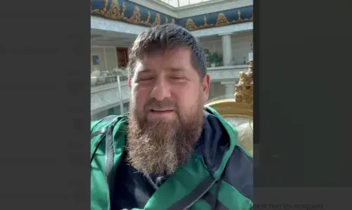 Ramzan Kadyrov. Screenshot of his video appeal on June 18, 2022 https://t.me/RKadyrov_95/2346