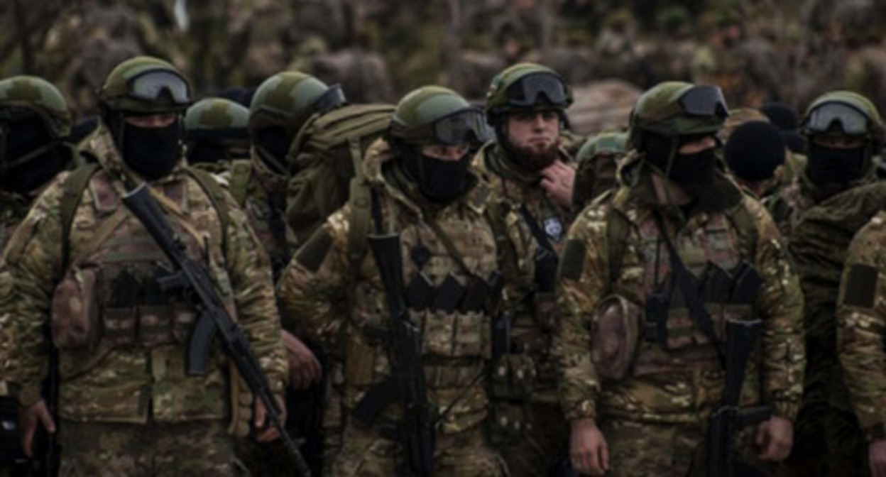 Chechen soldiers. Photo: www.grozny-inform.ru