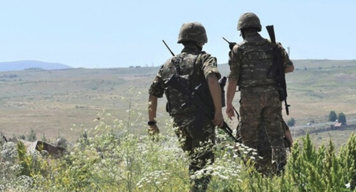 Armenian servicemen. Photo: press service of the Ministry of Defence of Armenia. https://mil.am/ru/news/9784