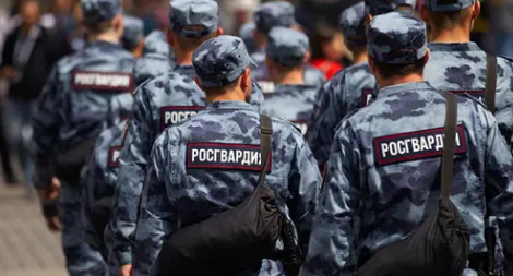 Employees of the National Guard of Russia. Photo: official website of the Temryuk District, https://www.temryuk.ru/