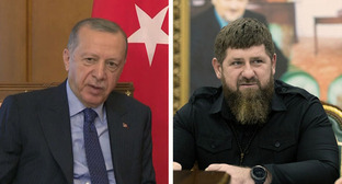 President of Turkey Recep Tayyip Erdoğan and Chechen leader Ramzan Kadyrov