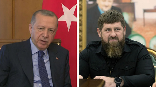 President of Turkey Recep Tayyip Erdoğan and Chechen leader Ramzan Kadyrov