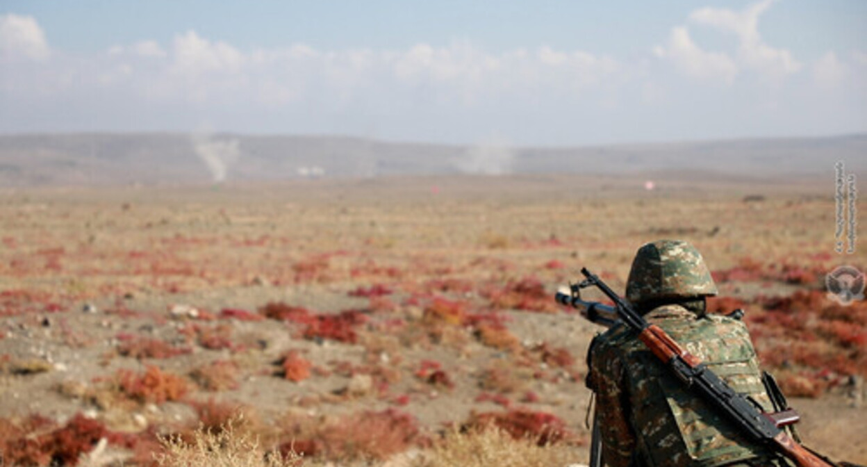 An Armenian soldier. Photo from the official website https://mil.am