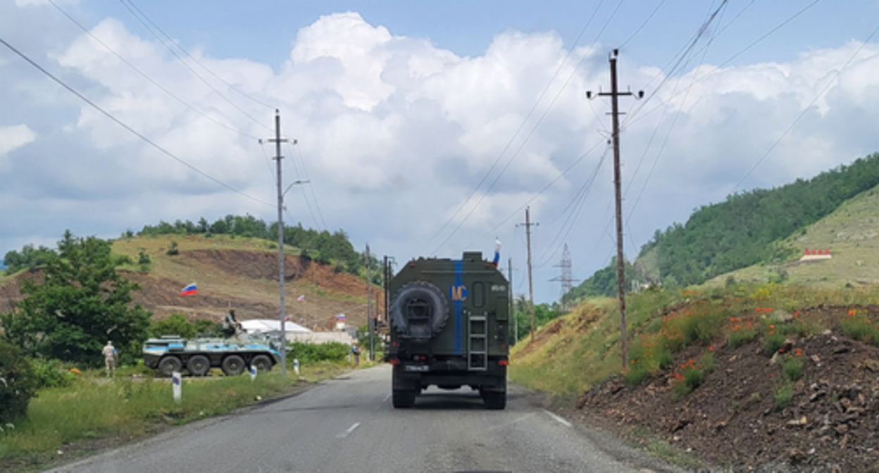 Russian peacekeepers in Nagorno-Karabakh. Photo by Alvard Grigoryan for the "Caucasian Knot"