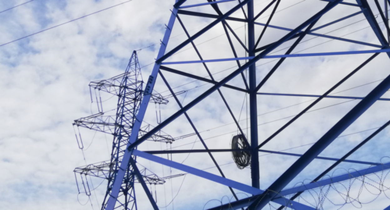 A power transmission line. Photo by Nina Tumanova for the "Caucasian Knot"