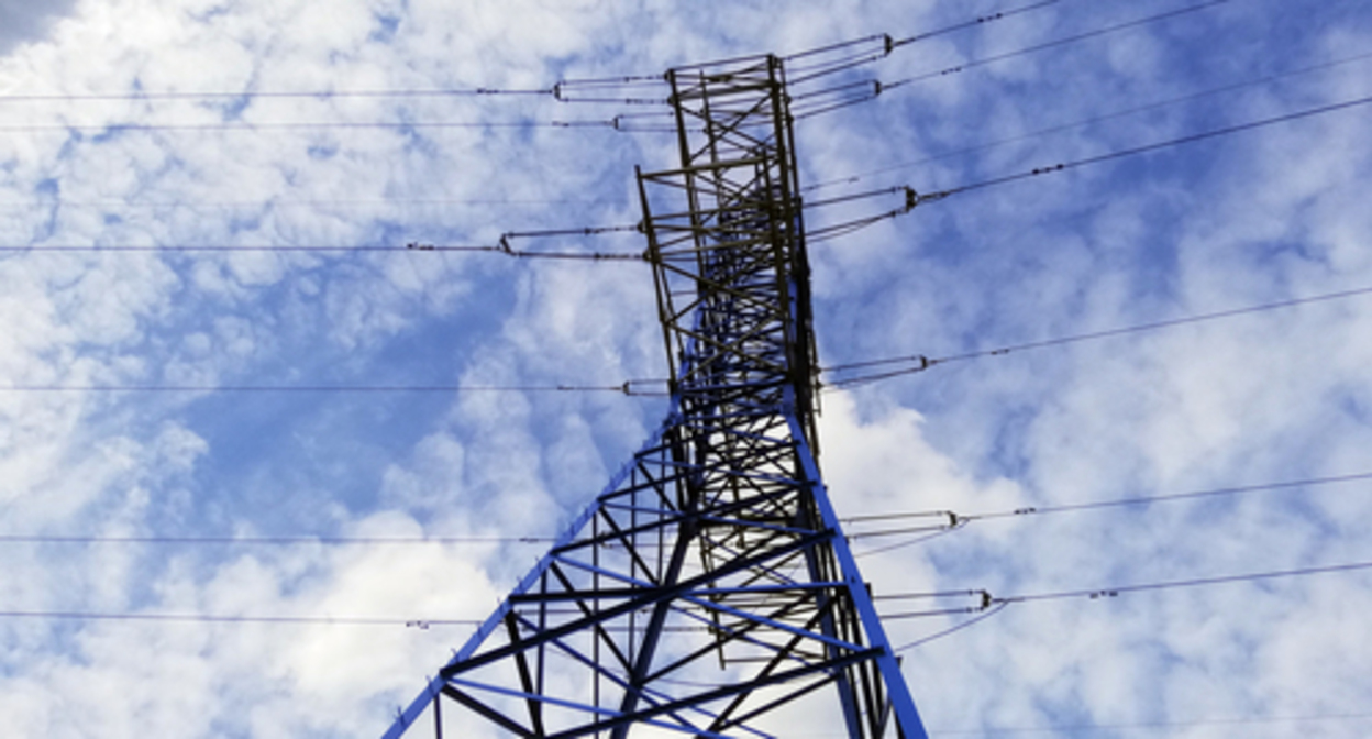 A power transmission line. Photo by Nina Tumanova for the "Caucasian Knot"