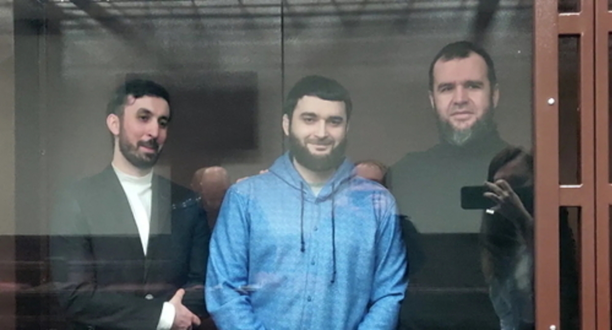 Kemal Tambiev, Abdulmumin Gadjiev, Abubakar Rizvanov. Photo by Konstantin Volgin for the "Caucasian Knot"