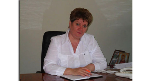 N. I. Zheltobryukhova, the head of the Poselkovoye rural settlement in the Timashevsky District. Photo from the official website http://www.поселковое.рф/