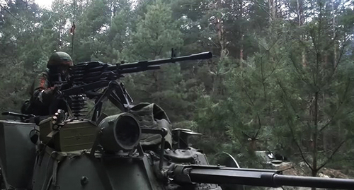 The special military operation in Ukraine. Screenshot of the video by the Russian Ministry of Defence 