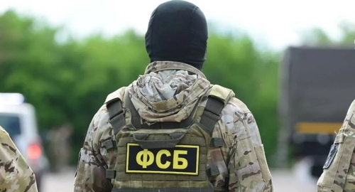 The Russia's FSB (Federal Security Service) agent. Photo by the center of public relations of the FSB http://www.fsb.ru/