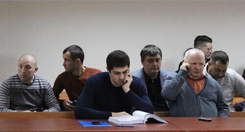 The court sitting within the case of the death of Vladimir Tskaev. Photo by Emma Marzoeva for the "Caucasian Knot"