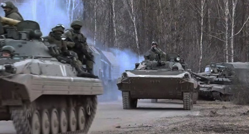 The special military operation in Ukraine. Photo: screenshot of the video vk.com/mil