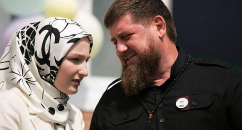 Khadizhat Kadyrova and Ramzan Kadyrov. Photo: https://grozny-inform.ru