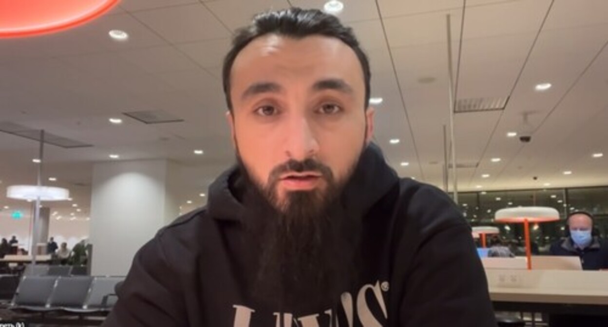 Tumso Abdurakhmanov. Screenshot of the video on his YouTube channel https://www.youtube.com/watch?v=qgqHaGJesjE