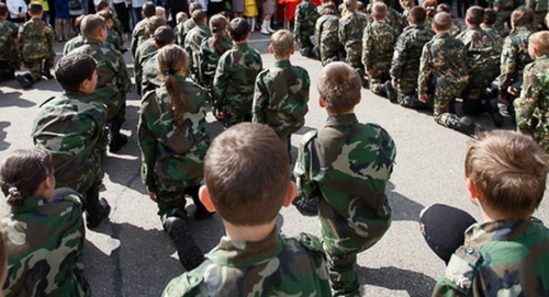 Pupils of a cadet school in Stavropol, photo: https://ставкадет.рф/p613aa1.html