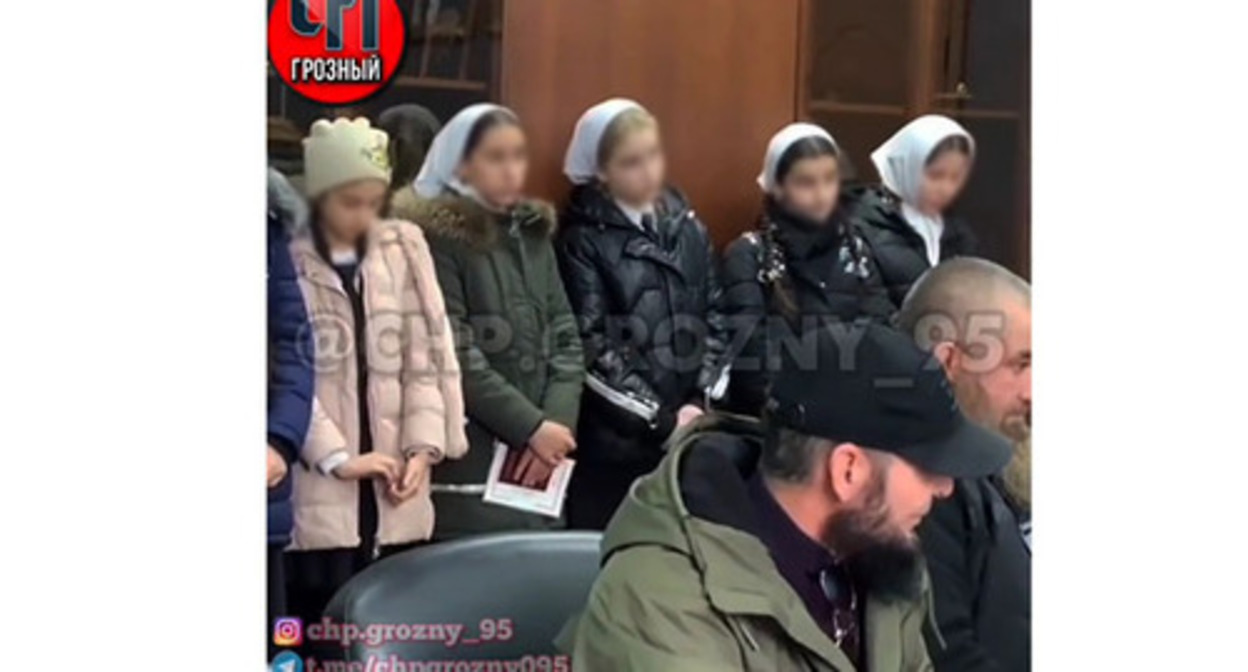 Social media users express their indignation about public reprimand of schoolgirls in Chechnya