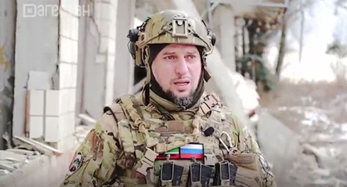 Apti Alaudinov. Screenshot of the video https://www.youtube.com/watch?v=vDcCMNpgNrA