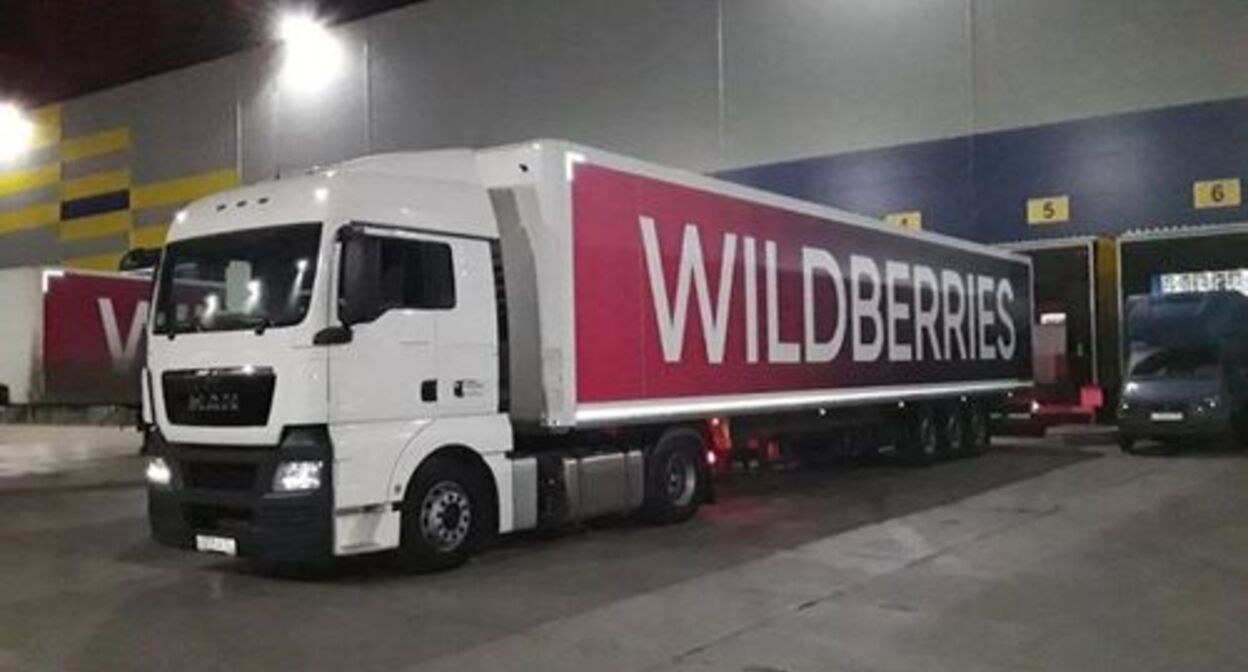 A truck of the “Wildberries” Company. Photo https://www.tadviser.ru