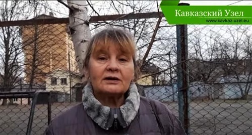 Larisa Baragunova. Screenshot of the video by the "Caucasian Knot" https://www.youtube.com/watch?v=TO_xvn3ggCY