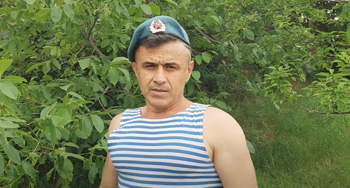 Askhabali Alibekov. Screenshot of the video posted on the "Wild Paratrooper" YouTube channel https://www.youtube.com/watch?v=pgXra9fVrsI