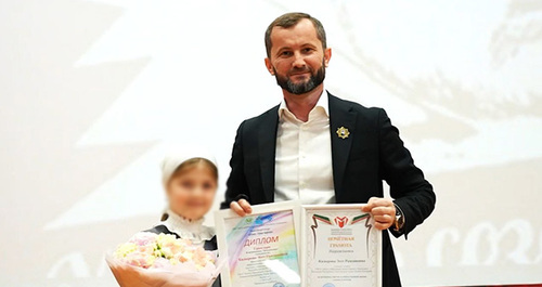 Eset Kadyrova won the All-Russian contest "Language Is Nation's Soul". Photo: Grozny Inform https://grozny-inform.ru