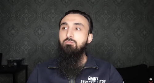 Tumso Abdurakhmanov, screenshot of the video posted on the ABU-SADDAM SHISHANI YouTube channel  https://www.youtube.com/watch?v=elsUqwi71yA